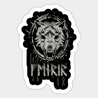 Viking Fenrir Wolf Sticker